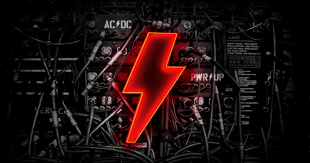 Pick Logo AC/DC  Power Up PWRUP Plektrum 